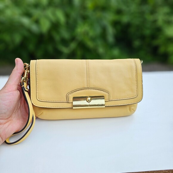 Coach Handbags - COACH Wristlet Clutch Bag, Pre-owned
